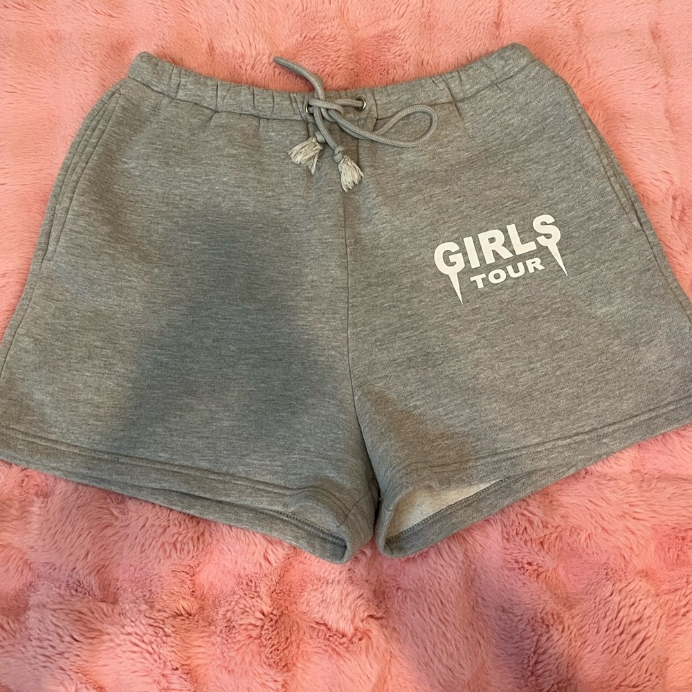 NWOT Girls Tour Gray Sweat Shorts